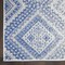 Homeroots 6 x 9 ft. Ivory & Blue Lattice Area Rug 385903 - alternate 4
